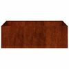 vidaXL Fioriera Arrugginita 120x80x40 cm in Acciaio Corten