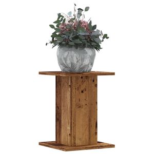 vidaXL Supporti per Piante 2 pz Legno Vecchio 30x30x40 cm Truciolato