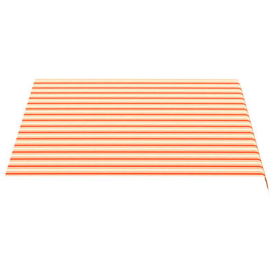 vidaXL Tessuto di Ricambio per Tenda da Sole Giallo e Arancio 3x2,5 m