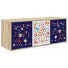 vidaXL Mobile TV da Parete MAINZ 102 x 33 x 40 cm Rovere Sonoma