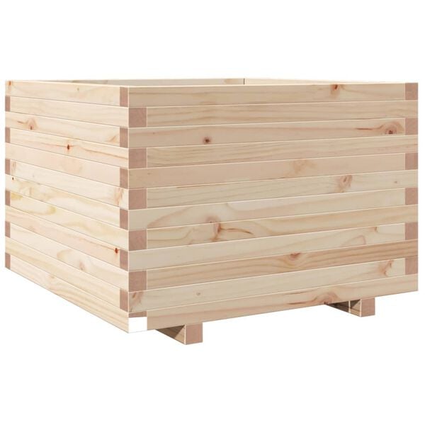 vidaXL Fioriera da Giardino 70x70x49,5 cm in Legno Massello di Pino