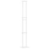 vidaXL Espositori per Fiere Bianco 30 x 23,5 x 210 cm Acciaio