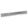 vidaXL Bordura per Prato 30 pz 102 x 10 x 4 cm Acciaio Argento