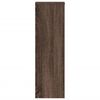vidaXL Supporti per Piante 2 pz Marrone 25x25x80 cm Legno Multistrato