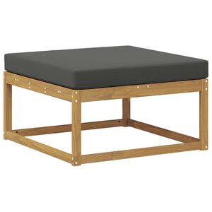 vidaXL Poggiapiedi da Esterno Poliestere Bianco