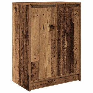 vidaXL Scarpiera Legno Antico 57x34x76 cm in Legno Multistrato