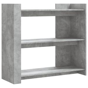 vidaXL Tavolino Consolle Grigio Cemento 100x35x90 cm in Multistrato