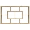 vidaXL Mensola a Muro Rovere Sonoma 85x16x52,5 cm in Legno Multistrato