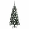 vidaXL Albero di Natale artificiale con 150 LED Verde 120 cm