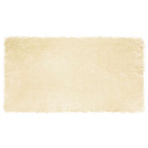 vidaXL Tappeto Pecora Tafalla Crema 60 x 110 cm Poliestere
