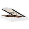 vidaXL Letto con contenitore e materasso Bianco 140 x 200 cm