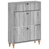 vidaXL Mobile per scarpe ALKMAAR 78 x 24 x 103 cm Legno ingegnerizzato