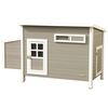 Kerbl Pollaio ECO Barney in Plastica 137x73x83 cm Grigio e Bianco