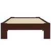 vidaXL Giroletto senza Materasso Marrone Scuro 90x200 cm Legno Pino