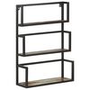 vidaXL Scaffale a Muro 60x20x85 cm in Legno Massello di Recupero