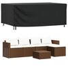 vidaXL Copri Mobili Giardino 2pz Nera 240x140x90 cm Impermeabile 420D