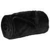 vidaXL Coperte da Pile 6 pcs Nero 130 x 150 cm Panno