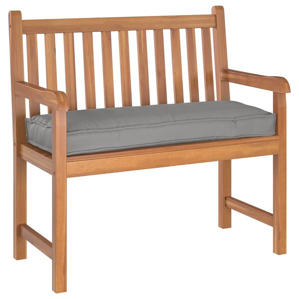 vidaXL Cuscino Grigio 100 x 40 x 8 cm Tessuto Oxford