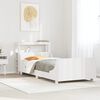 vidaXL Letto senza Materasso Bianco 90x190 cm in Legno Massello Pino