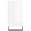 vidaXL Credenza Bianco Lucido 60x35x70 cm in Legno Multistrato