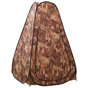 vidaXL Tenda Doccia da Campeggio Pop Up Mimetica