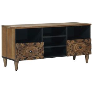 vidaXL Mobile TV Marrone 100 x 33,5 x 46 cm Legno di mango massello