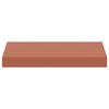 vidaXL Scaffale da parete 4 pcs Rosso 40 x 23,5 x 4 cm