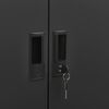 vidaXL Armadio per Ufficio Antracite 90x40x180 cm in Acciaio
