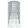 vidaXL Cesto Gabbione con Copertura 900x100x200 cm in Ferro Zincato