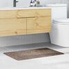 vidaXL Tappetino da bagno antiscivolo Marrone 60 x 90 cm PP