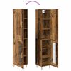 vidaXL Credenza 2 pcs Legno vecchio Legno multistrato
