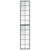 vidaXL Specchi a Parete 2 pz Neri 100x40 cm in Metallo