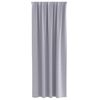 vidaXL Tende Blackout con Anelli 2 pcs Grigio Metallico 260 x 140 cm