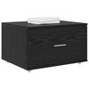 vidaXL Mobile con Cassetti Nero 55 x 45 x 33.5 cm Legno multistrato