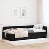 vidaXL Cornice del letto ad angolo Nero 90 cm x 200 cm Velluto