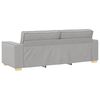vidaXL Divano a 3 posti Grigio Nuvola 220x78x84 cm in Tessuto