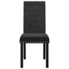 vidaXL Sedie da Pranzo 4 pz Nere in Velluto