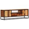 vidaXL Mobile Porta TV 120x30x40 cm in Legno Massello di Recupero