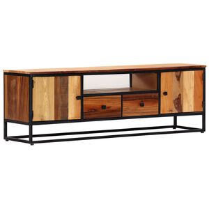 vidaXL Mobile Porta TV 120x30x40 cm in Legno Massello di Recupero
