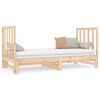 vidaXL Dormeuse Estraibile 2x(90x190) cm Legno Massello di Pino