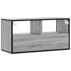 vidaXL Mobile TV Grigio Sonoma 80x31x39,5 cm Legno Multistrato Metallo