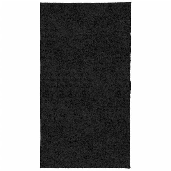 vidaXL Tappeto Shaggy PAMPLONA a Pelo Lungo Moderno Nero 80x150 cm
