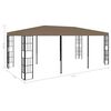 vidaXL Gazebo 6x3 m Grigio Talpa
