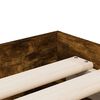 vidaXL Giroletto con Cassetti Rovere Fumo 90x200 cm Legno Multistrato