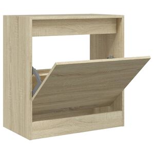 vidaXL Scarpiera Rovere Sonoma 60x34x63,5 cm in Legno Multistrato