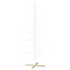 vidaXL Albero di Natale in metallo KUOPIO 210 cm Acciaio Bianco