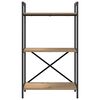 vidaXL Libreria Rovere artigianale 56 x 34 x 96 cm Legno multistrato