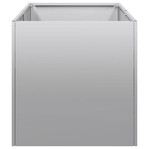 vidaXL Fioriera 40x80x40 cm in Acciaio Zincato