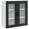 vidaXL Pannello lavastoviglie Kalmar Nero 80 x 31 x 80 cm