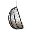 vidaXL Sedia uovo sospesa Talpa 91.5 x 60 x 110 cm polyrattan